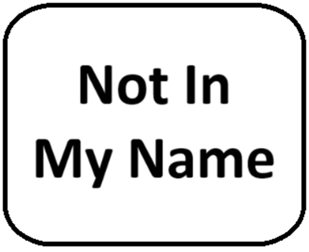 Not in My Name
